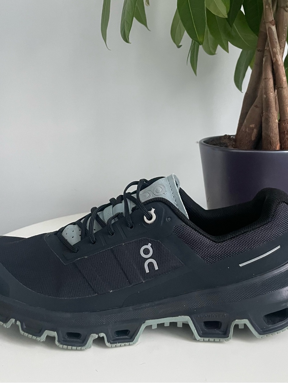 Women Size 9 On Cloudventure Waterproof Trail Running Shoes Black Grey